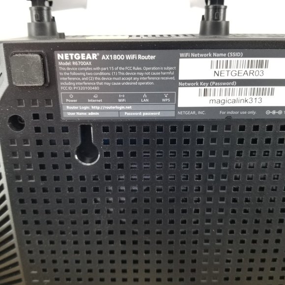 Netgear AX1800 Dual Band 4-Stream RAX10 1.8 GBPS WiFi 6 Router - Black - Picture 7 of 7